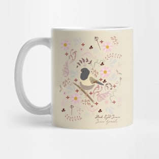 Bird In The Garden Folk Art Mug